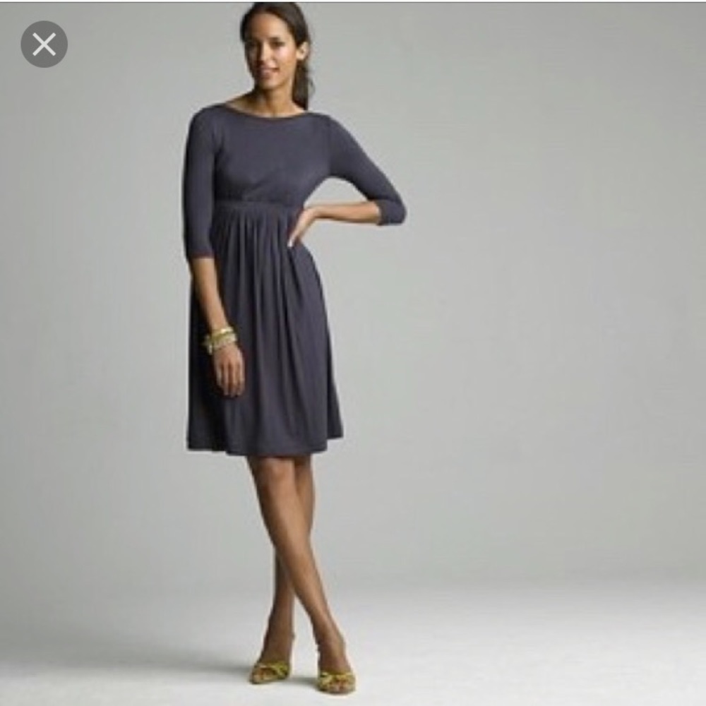 J. Crew Flowy Jersey Bateau Dress